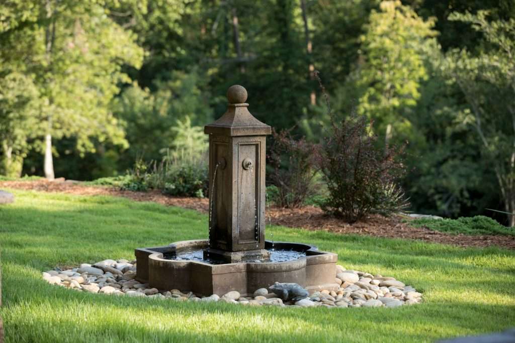 custom stone waterfall design fountain cleveland ga