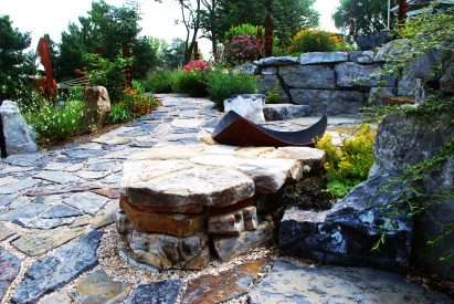 custom stone firepit dahlonega cleveland helen georgia